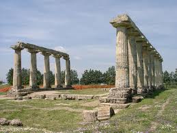 Остатки храма Аполлона в итальянском городке Метапронто